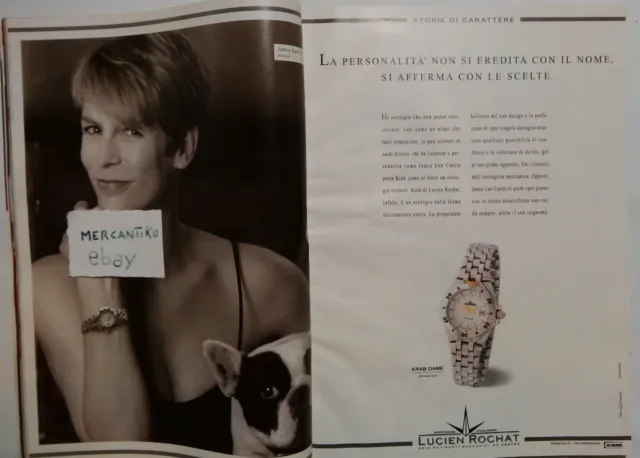 Jamie Lee Curtis Indossa Lucien Rochat Pubblicità Advertising Italian Clipping