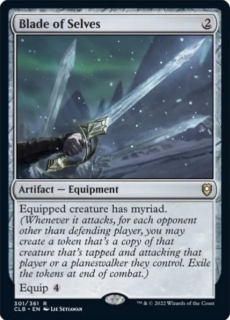 1x BLADE OF SELVES - COmmander - MTG - Magic the Gathering