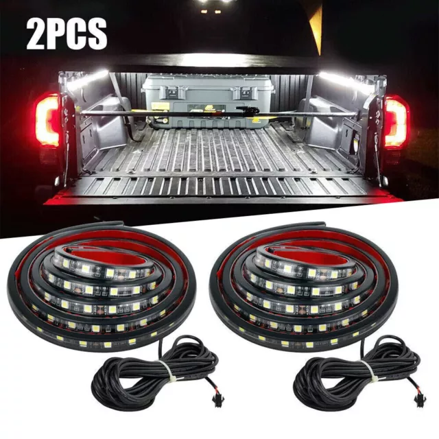 Barra LED 60" camion piano di carico cargo luce da lavoro bianca SMD camion luce a strisce