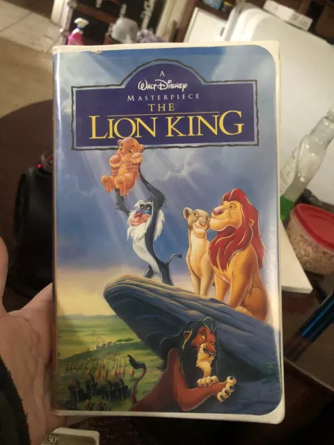 THE LION KING (VHS, 1995) Walt Disney Masterpiece Collection Clam Shell ...