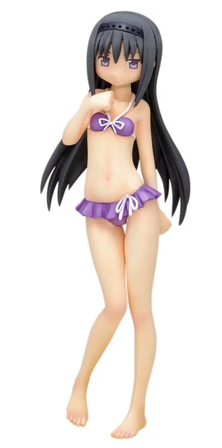 Beach Queens Puella Magi Madoka Magica Akemi Homura 1/10 PVC Figure Wave Japan