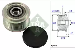 INA 535012810 Over-Running Alternator Pulley