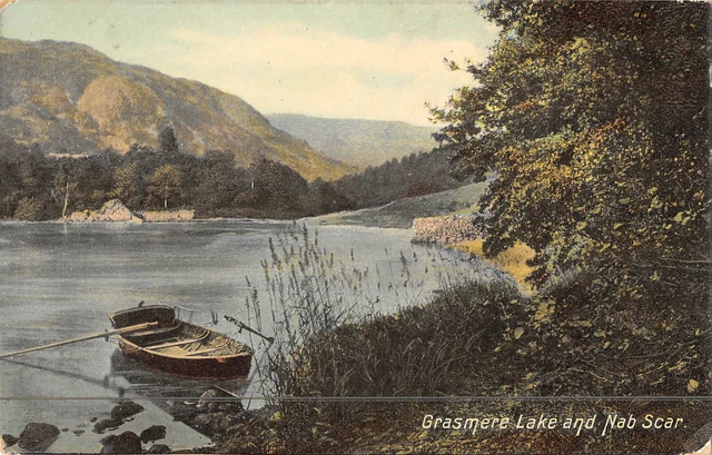 uk18808 grasmere lake and nab scar  uk