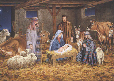 The Greatest Gift of All Religious LPG Greetings Christmas Card
