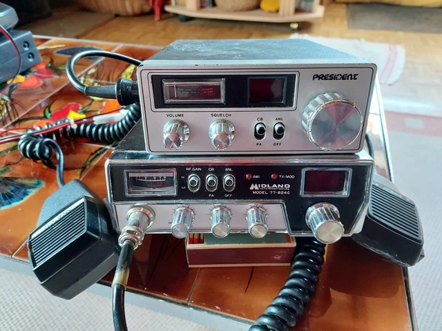 Radio CB President Valery Avec Micro Et SWR Meter - Pour Pièces