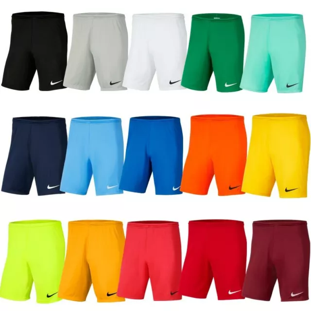 Nike Boys Shorts Park Junior Football Training Pants Running Kids Size S M L XL