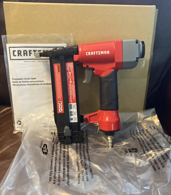 NEW CRAFTSMAN CMPBN18SB 18GA Pneumatic Straight Brad Nailer, 1/2 Of