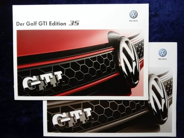 VW Golf 6 GTI, Edition 35, brochure, 10.2011 with price list / technical Data