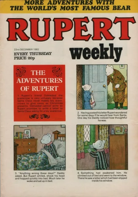 Rupert Weekly Comic : 22nd December 1982