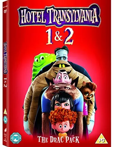 Hotel Transylvania 1-2 DVD Children (2016) Adam Sandler Quality Guaranteed