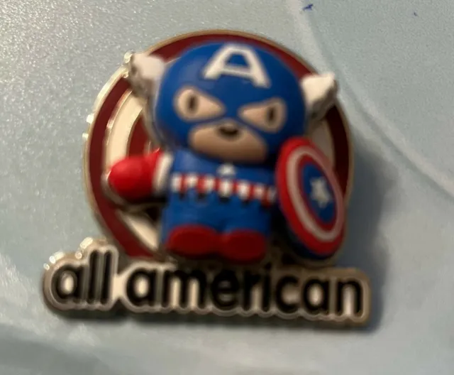 Rare  Universal Studios All American Marvel spinning pin