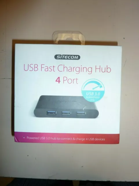 Sitecom - Cn-085 Usb 30 Fast Charging Hub 4 Port