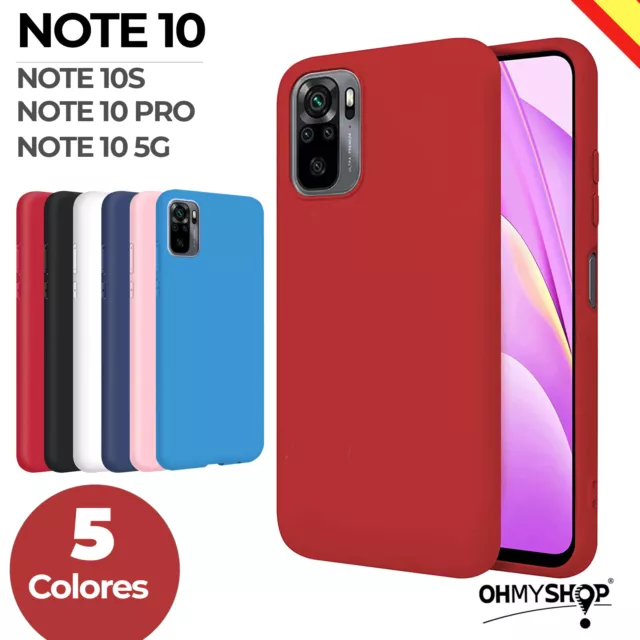 Funda Para Xiaomi Redmi Note 10 10S Pro 5G Carcas Silicona Flexible Ligera Tpu