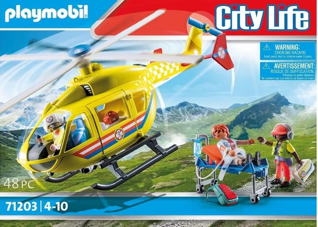 PLAYMOBIL 5428 Hélicoptère de secours en montagne pas cher PLAYMOBIL 5428 Hélicoptère de secours en montagne pas cher