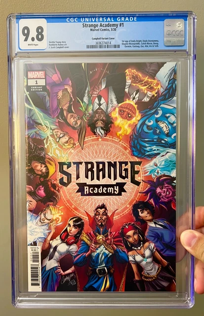Strange Academy #1 CGC 9.8 (Marvel 2020) 1st print J. Scott Campbell Variant