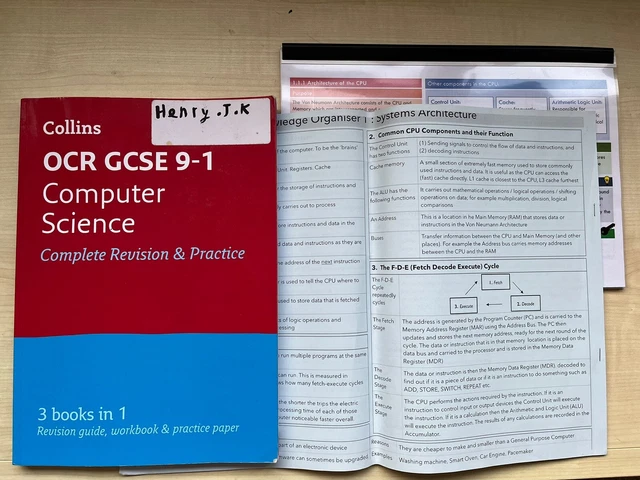 COMPUTER SCIENCE GCSE 9-1 OCR Complete Revision & Practice Book By ...