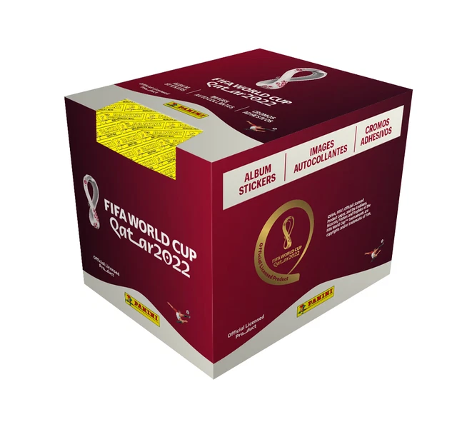 PANINI WORLD CUP 2022 QATAR 50 PACK BOX 250 STICKERS US Factory 
