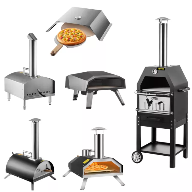 VEVOR Outdoor Küchenofen Garten Herd Pizzaofen BBQ Zeltofen Grill Holzofen