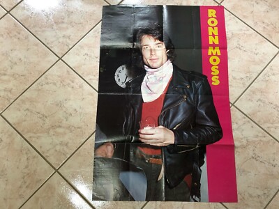 POSTER  VINTAGE RONN MOSS CLAYTON NORCROSS  CM.84X54. 