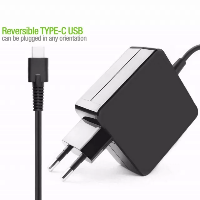 Chargeur Alimentation USB type C pour PC/tablette HP X2 10