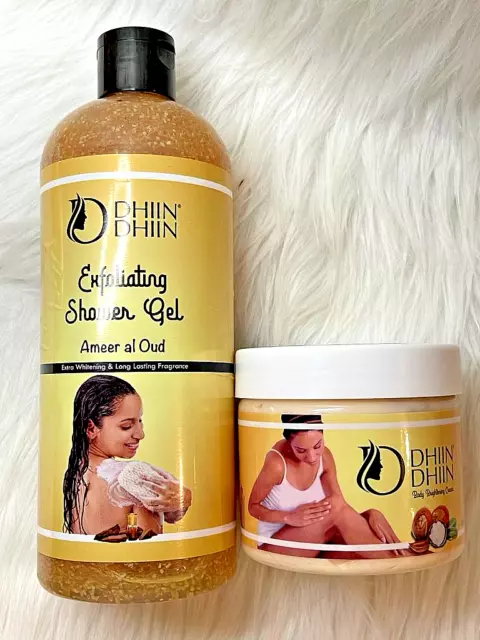 Duo Dhiin Dhiin Creme Corporel Et Visage + Gel De Douche Ultra Éciarcissant Anti