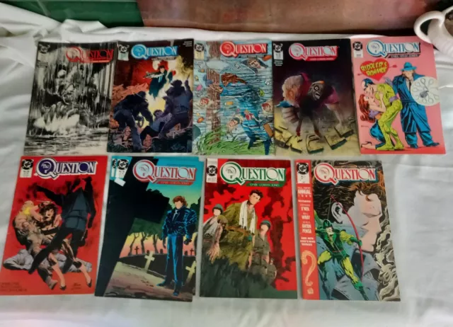 The Question DC Comics 1988 #21 23-26 28 30 32 & Annual 2 1989 Job Lot