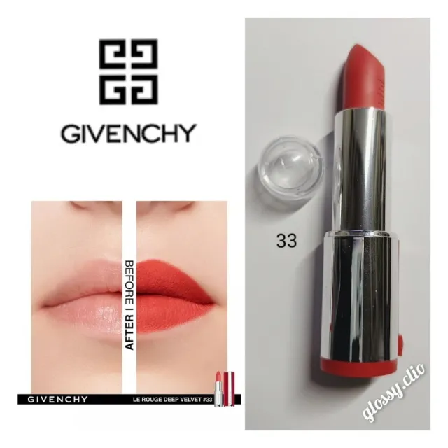 GIVENCHY rossetto LE ROUGE VELVET n.33ORANGE SABLE. Nuovo!