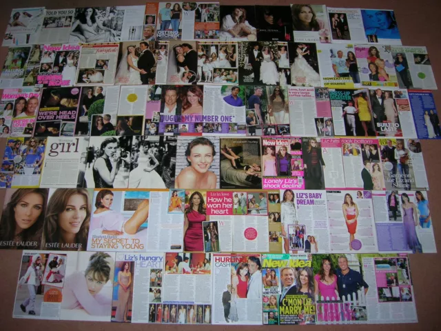 150- ELIZABETH HURLEY Magazine Clippings