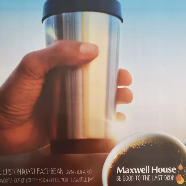 PRINT ADVERTISEMENT Maxwell House Coffee Be Good to the Last Drop Ad 2010