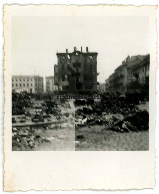 Orig. Foto zerstörtes WARSCHAU Polen 1939