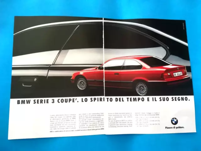 Ritaglio Di Giornale Clipping Bmw Serie 3 Coupe' Da Collezione - (164)