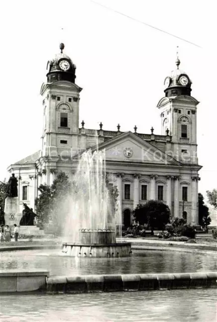 72790014 Debrecen_Debrezin Kirche mit Brunnen Debrecen Debrezin