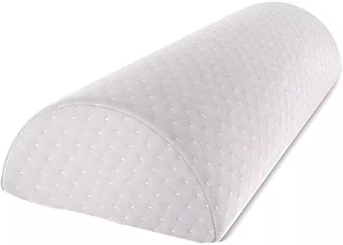 Premium Memory Foam Half Moon Pillow Leg Pillows for Sleeping Knee Pillow for Si