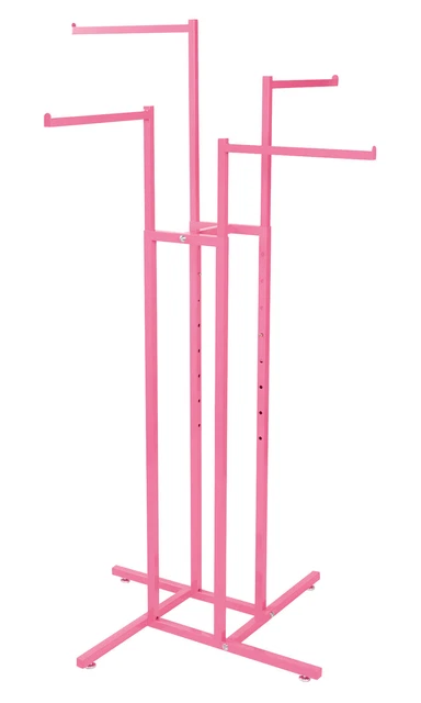Hot Pink 4 Way Rack with Straight Arms