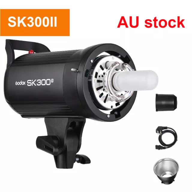 Godox SK300II 58W Photography Studio Flash studio Light Head 220V with Reflector