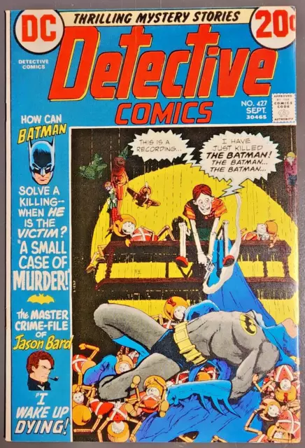 * (NM 9.4+) DETECTIVE Comics #427 WP 1972 Mike Kaluta 20c Jason Bard HOT BOOK *