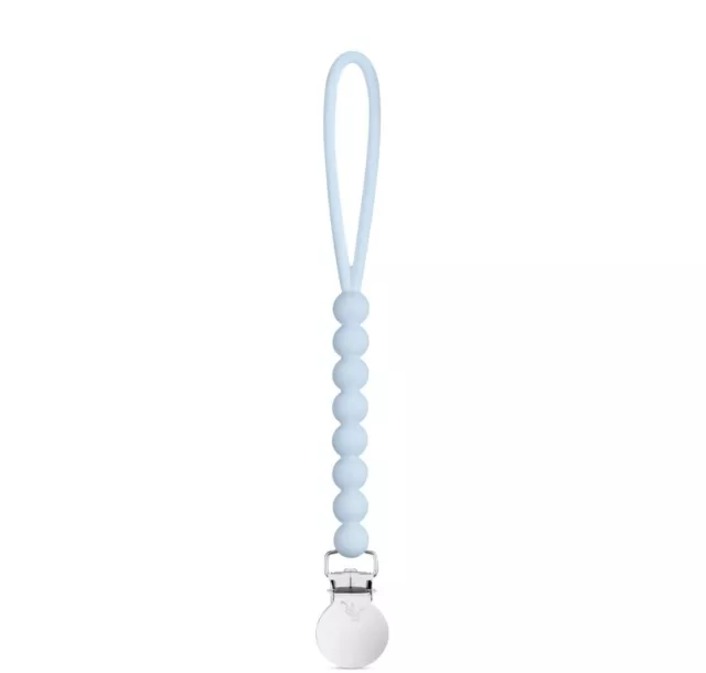 Ryan & Rose Cutie Clip Judy - Pacifier Clip Holder Silicone (Judy, Blue)