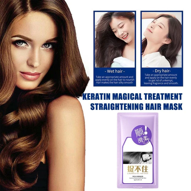 Maschera Trattamento Capelli Cheratina Maschera Raddrizzamento Capelli Testa V0Z6