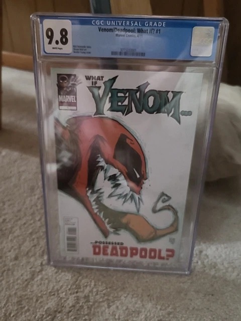 Marvel What If Venom Possessed Deadpool #1 CGC 9.8 White Pgs Skottie Young 2011