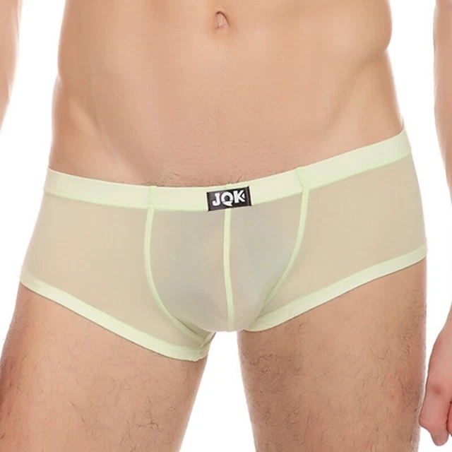 Men Boxer Briefs Underwear Bulge Pouch Pants Underpants Boxer Shorts Size L