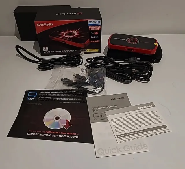 AVerMedia Live Gamer Portable C875 Complete Video Capture