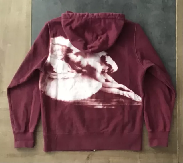SUPREME JORDAN HOODIE Sweatshirt Ash Grey White FW24 Size S Small EUR 240 00 PicClick FR