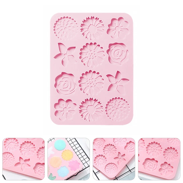 Flower Baking Mold Silicone Chocolate Pudding Silicone Molds Bakeware 3