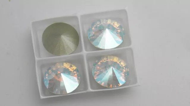 6 Stones  Art  1122   12Mm   Crystal Shimmer      Lot    N 18 *Last