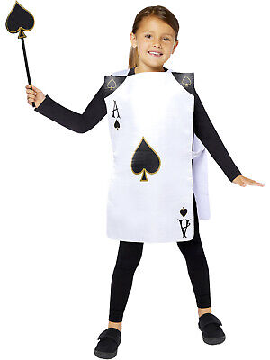 Childs Playing Card Costume Tabard Fancy Dress Book Week Day Alice In Wonderland