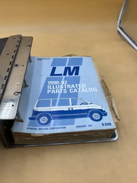 1990-92 Chevrolet Gmc Lm Illustrated Parts Catalog Manual 53M