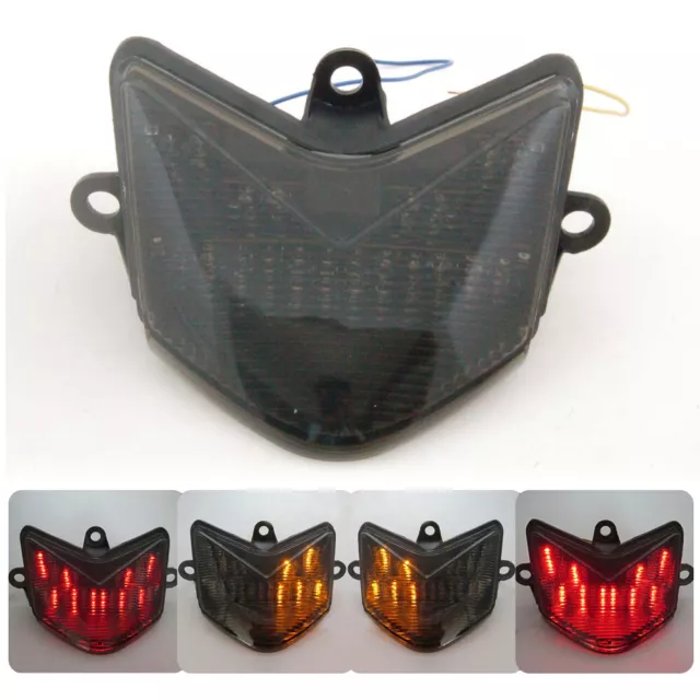 LED Heckleuchte Rücklicht + Blinker Für Kawasaki Ninja ZX10/ZX10R 2004-05 Smo