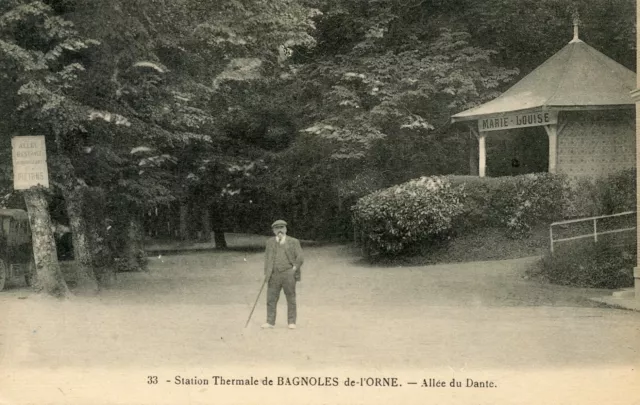 *27694 cpa Thermal Station of Bagnoles de l'Orne - alley du parc