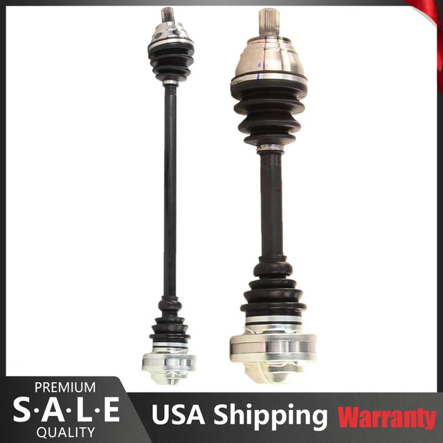 Front Left & Right Pair CV Axle Joint Shaft For 2006-2010 Volkswagen GTI Turbo