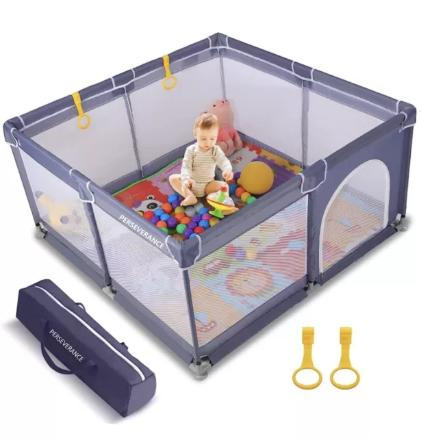 BOX RECINTO BAMBINI Baby Montessori Materassino Neonato Traspirante 127cm  Bimbi EUR 109,99 - PicClick IT